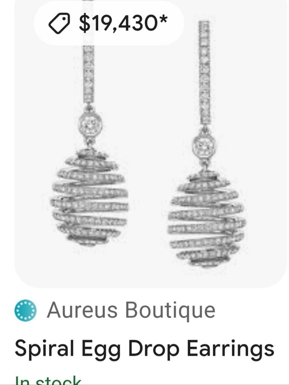 $36,000 Faberge 18kt Gold Essencè Diamond Sapphire Earrings & Necklace Set - Picture 11 of 12